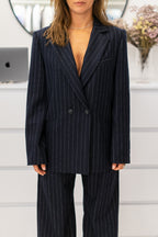 Giacca Tailleur Gessato