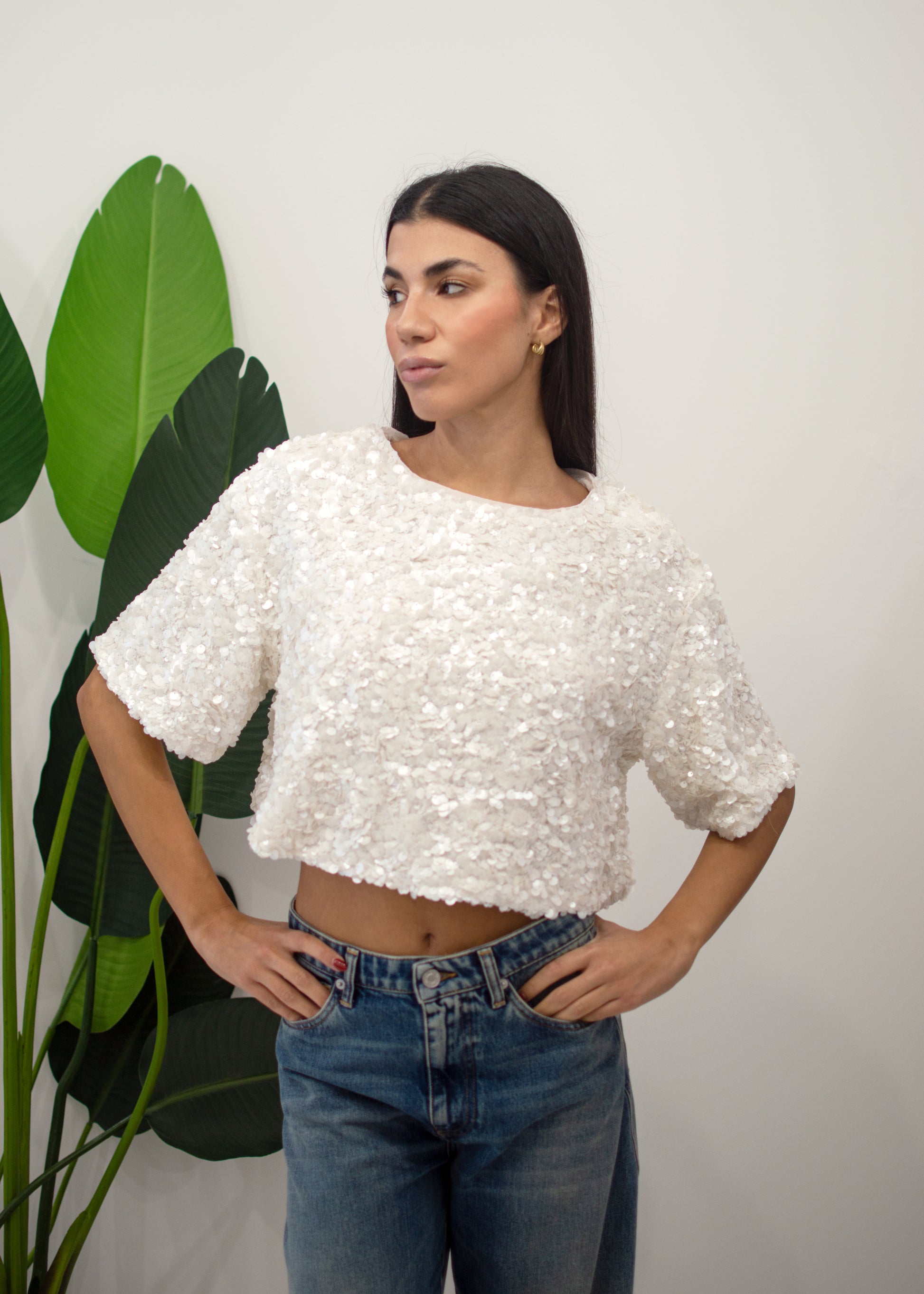 Maglia Paillets Glamorous