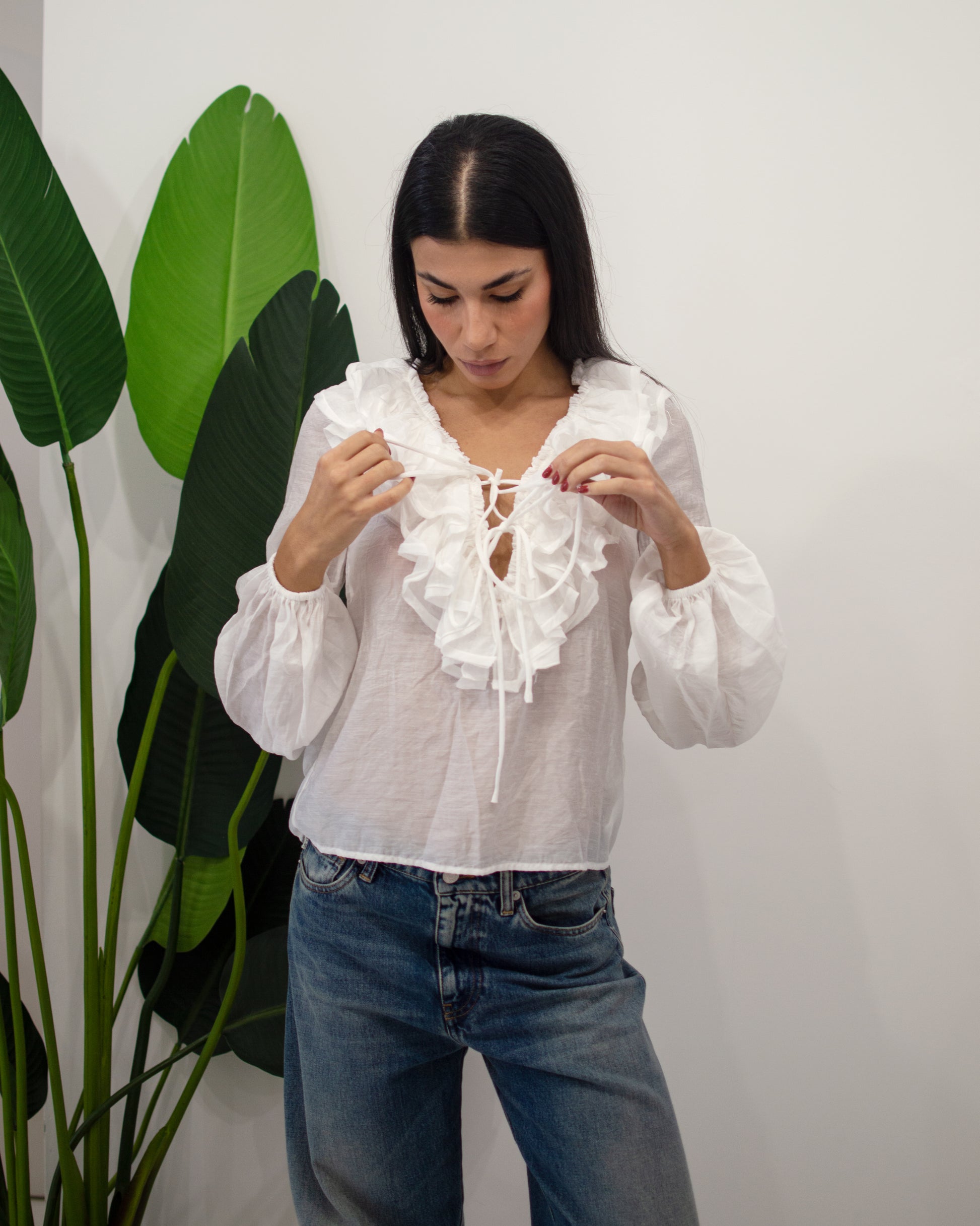Camicia Volant Glamorous