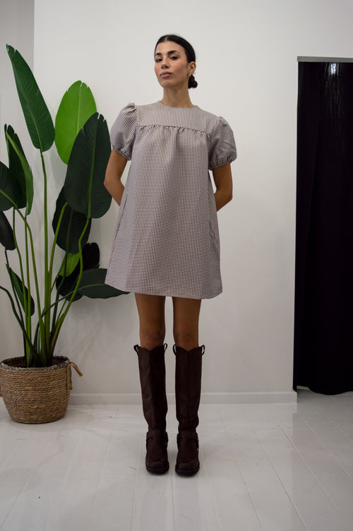 Abito pied de poule Glamorous