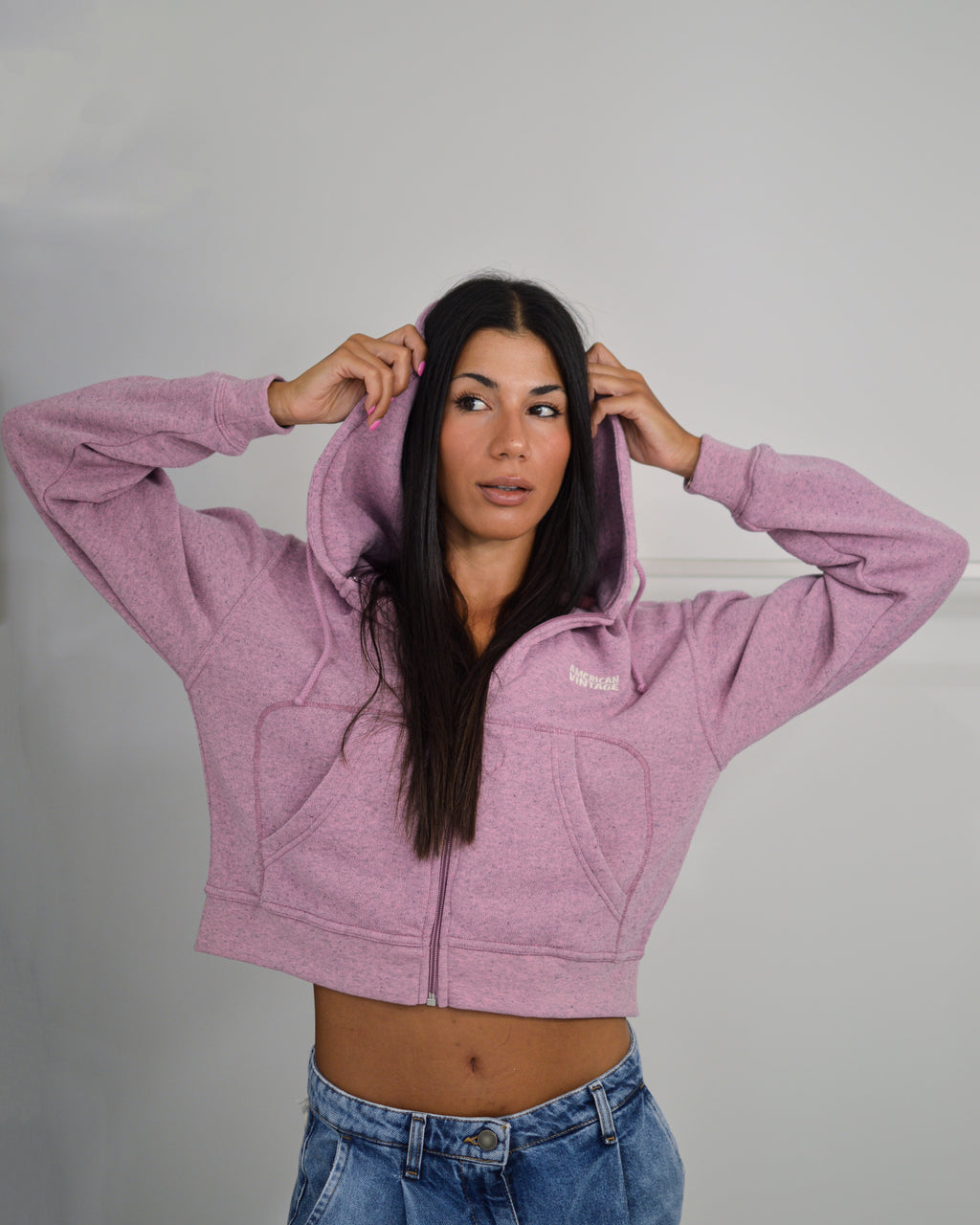 Felpa Hoodie American Vintage